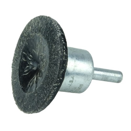 Weiler 1-3/4" Polyflex Encapsulated Circular Flared End Brush, .020" 35224